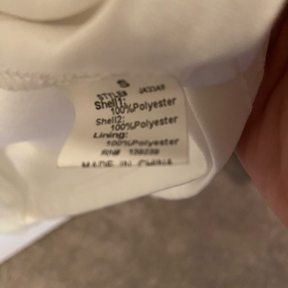 Francesca’s Ivort/Cream Sleeveless Drop Waist lace mini dress - Picture 7 of 7